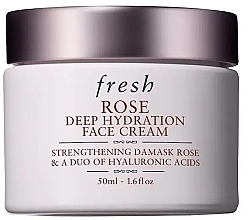 Fragrances, Perfumes, Cosmetics Damask Rose Extract Deeply Moisturizing Face Cream - Fresh Rose Deep Hydration Face Cream