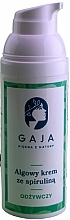 Fragrances, Perfumes, Cosmetics Nourishing Spirulina Face Cream - Gaja