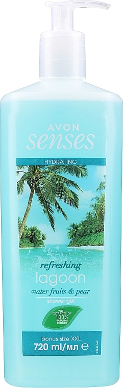 Moisturizing Shower Gel "Sea Lagoon" - Avon — photo N4