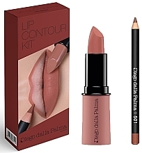 Fragrances, Perfumes, Cosmetics Set - Diego Dalla Palma Lip Contour Kit 501 (lipstick/4g + lip/pencil/1.1g)