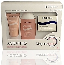 Fragrances, Perfumes, Cosmetics Set - Biotherm Aquatrio Dry Skin (cream/50ml + cleanser/50ml + lotion/125ml)