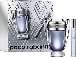 Paco Rabanne Invictus - Set (edt/100ml + edt/mini/10ml) — photo N2