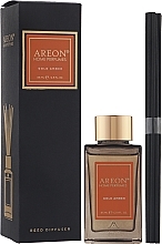 Gold Amber Reed Diffuser, PSL07 - Areon Home Perfume Gold Amber Reed Diffuser — photo N4