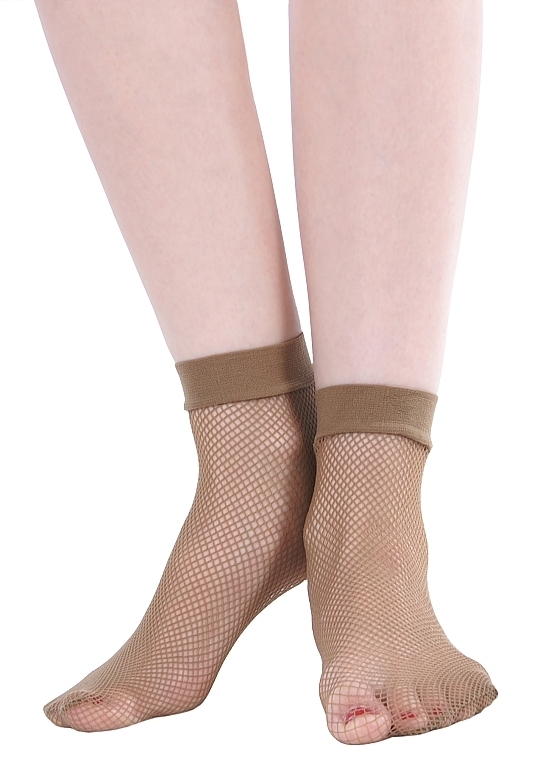 Women Socks 'Jessica', beige - Knittex — photo N5