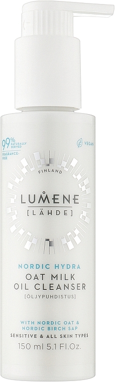 Oat Milk Oil Cleanser - Lumene Nordic Hydra Oat Milk Oil Cleanser — photo N1