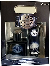 Fragrances, Perfumes, Cosmetics Omerta Silver Ocean - Set (edt/100ml + sh/gel/100ml)