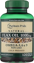 Fragrances, Perfumes, Cosmetics Supplement 'Linseed Oil' - Puritan's Pride Flax Oil Omega 3-6-9 1000mg