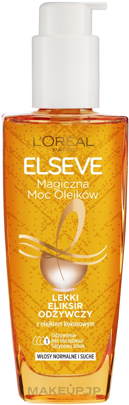 Coconut Oil Hair Oil "Oil Magic Power" - LOreal Elseve Magical Power Of Oils Coconut Hair Oil — photo 100 ml