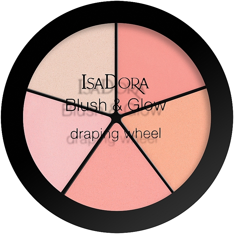 Highlighter Palette - IsaDora Face Glow Highlighting Wheel — photo N2