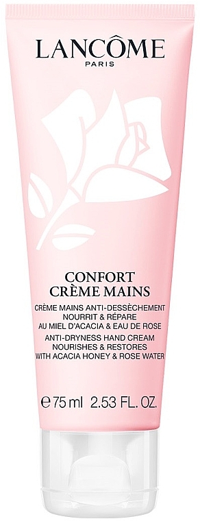 Moisturizing & Restoring Acacia Honey & Rose Water Hand Cream - Lancome Confort — photo N1