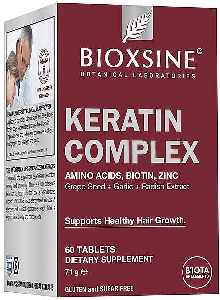 Anti Hair Loss Dietary Supplement - Biota Bioxsine Keratin Komplex — photo N16