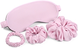 Gift Set 'Sensual', pink - MAKEUP Gift Set Pink Sleep Mask, Scrunchies — photo N2