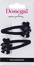 Fragrances, Perfumes, Cosmetics Hair Clips, FA-5622, dark blue bears - Donegal