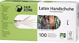 Non-Sterile Non-Powdered Latex Gloves, size L - Fair Zone — photo N1