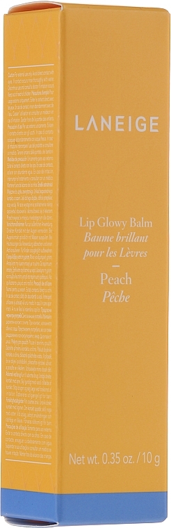 Tinted Glowy Lip Balm "Peach" - Laneige Lip Glowy Balm Peach — photo N1