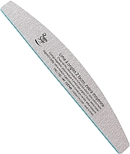 Double-Sided Nail File 180/180, zebra - Peggy Sage 2-way Half-Moon Medium Washable Nail File  — photo N1