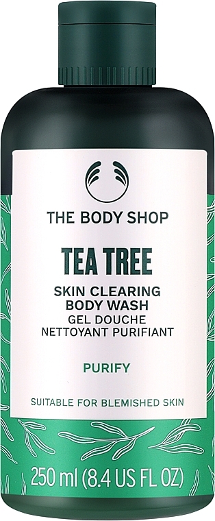 Tea Tree Shower Gel - The Body Shop Tea Tree Skin Clearing Body Wash Purify — photo N1