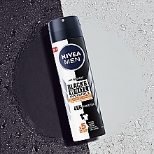 Men Deodorant-Spray 5in1 - Nivea Men Black & White Invisible Ultimate Impact 5in1 Antiperspirant Spray — photo N3