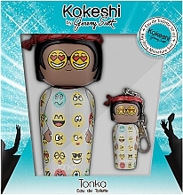 Kokeshi Parfums Tonka by Jeremy Scott - Set (edt/50ml + edt/5ml + keychain) — photo N3