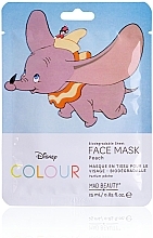 Dambo Face Mask - Mad Beauty Disney Colour Biodegradable Sheet Face Mask Peach — photo N4
