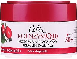 Fragrances, Perfumes, Cosmetics Day Cream from Deep Wrinkles - Celia Coenzyme Q10 Wild Rose 50+ Anti-Wrinkle Lifting Day Cream