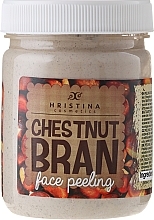 Fragrances, Perfumes, Cosmetics Chestnut Bran Face Peeling - Hristina Cosmetics Chestnut Bran Face Peeling