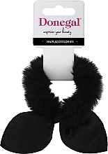 Fragrances, Perfumes, Cosmetics Hair Tie FA-5678+1, black with black ears - Donegal