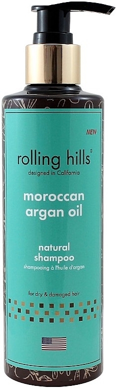 Argan Shampoo - Rolling Hills Moroccan Argan Oil Natural Shampoo — photo N4