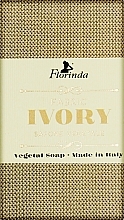 Fragrances, Perfumes, Cosmetics Natural Soap “Italian Fabrics. Ivory” - Florinda Fabric Ivory Natural Soap