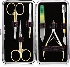 Manicure Set, A13, golden - Rapira — photo N3