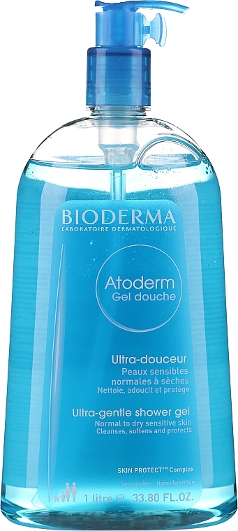 Dry & Sensitive Skin Shower Gel - Bioderma Atoderm Gentle Shower Gel — photo N6