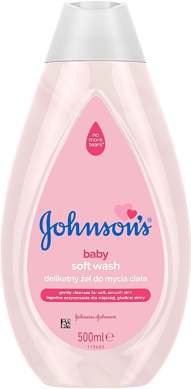 Wash Gel "Soft Cleansing" - Johnson's Baby Soft Wash Gel — photo N1
