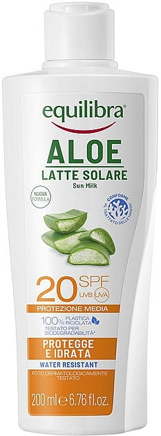 Sunscreen Body Milk - Balance Aloe Sun Milk SPF20 — photo N1