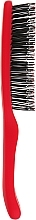 Hair Brush "Spider Soft", 9-row, matte, red - I Love My Hair — photo N11