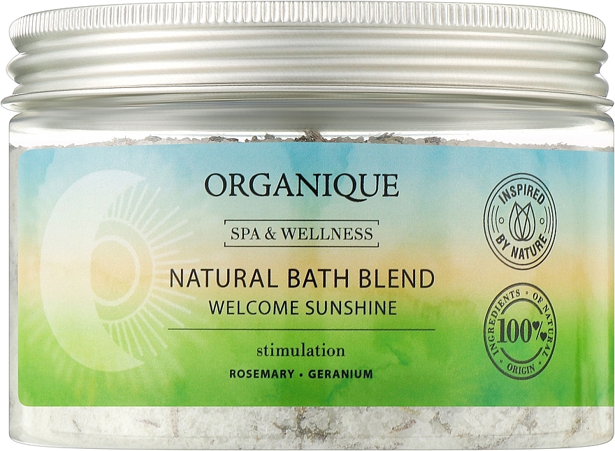 Aromatic Bath Blend 'Rosemary & Geranium' - Organique Spa & Wellness Welcome Sunshine — photo N3