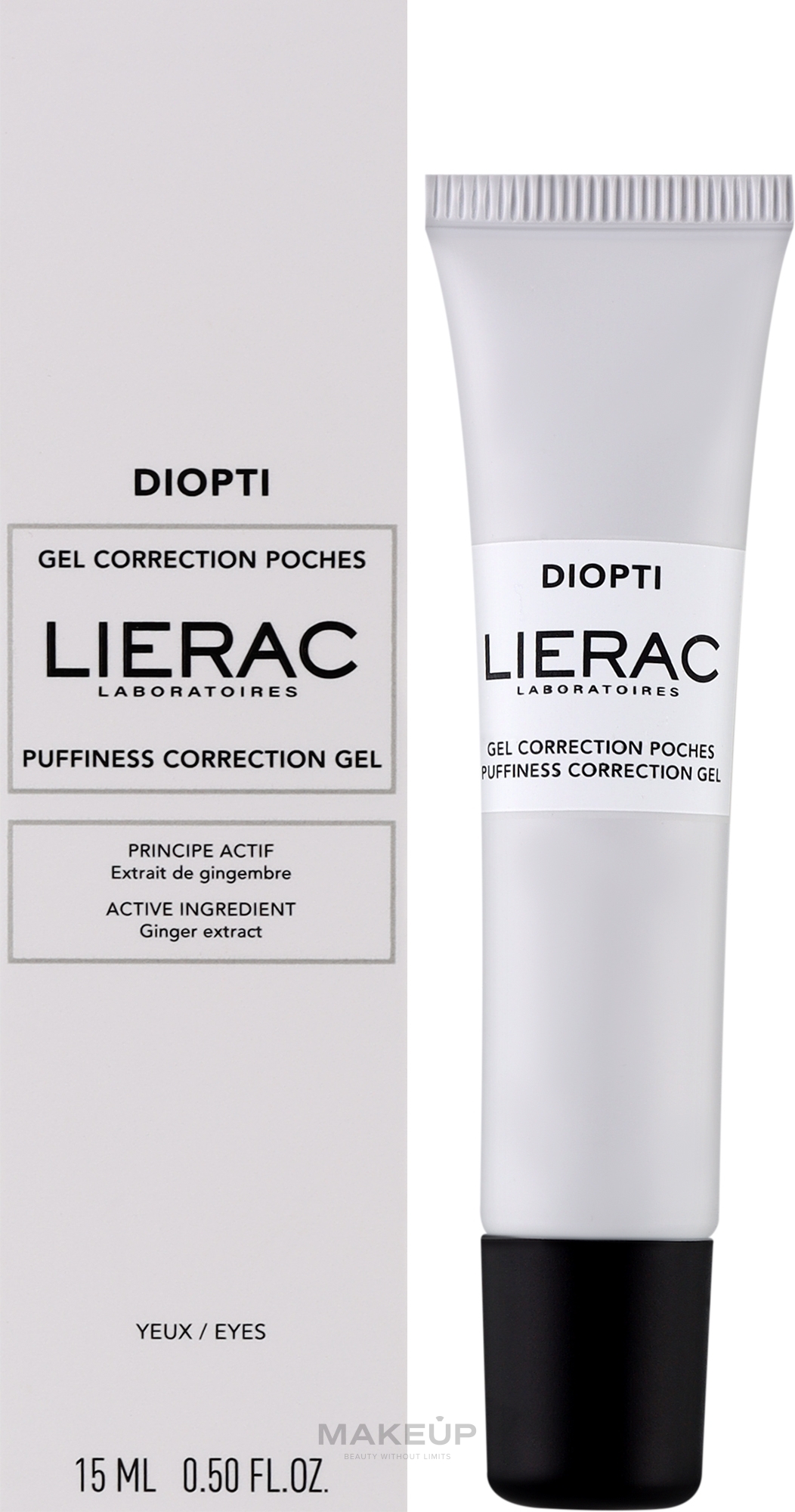 Anti-Puffiness Under Eye Gel - Lierac Diopti Puffiness Correction Gel — photo 15 ml