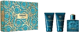 Fragrances, Perfumes, Cosmetics Versace Eros - Set (edt/50ml+sh/gel/50ml+ash/balm/50ml)