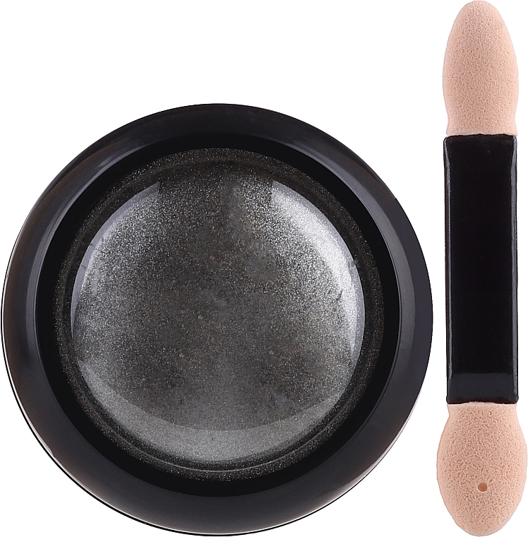 Nail Powder 'Mirror Effect', with applicator - Deni Carte — photo N1