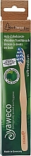 Wooden Toothbrush - Yaweco Soft Medium Black Forest Line — photo N1