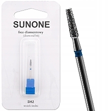 Nail Cutter Head DS2 'Truncated Cone', medium, blue - Sunone Diamond Nail Drill — photo N1