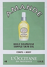 Softening Body Oil - L'Occitane Almond Supple Skin Oil (sample) — photo N1