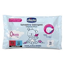Soft Cleansing Wet Wipes, 72 pcs - Chicco Baby Cleansing Wipes — photo N1