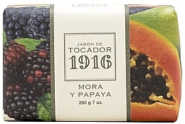 Fragrances, Perfumes, Cosmetics Blackberry & Papaya Toilet Soap - Myrurgia 1916 Jabon De Tocador Mora & Papaya