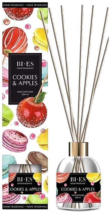 Reed Diffuser "Cookies & Apples" - Bi-Es Home Fragrance Cookies & Apples Reed Diffuser — photo N1