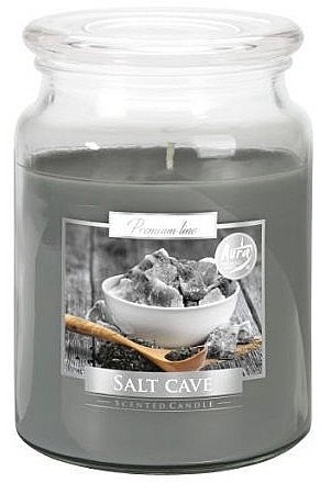 Premium Scented Candle in Jar 'Salt Cave' - Bispol Premium Line Scented Candle Salt Cave — photo N1