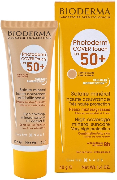 Sun Cream - Bioderma Photoderm Cover Touch SPF 50 — photo N1