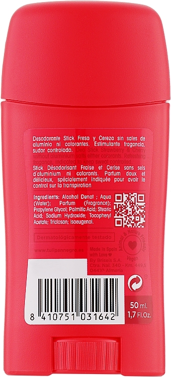 Strawberry & Cherry Deodorant Stick - Tulipan Negro Deo Stick — photo N2