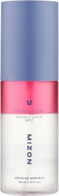 コラーゲンとヒアルロンを配合したフェイシャルミスト - Mizon Hyalugen Double Layer Mist — photo N1