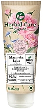 Fragrances, Perfumes, Cosmetics Moisturizing Flower Hand Cream with Geranium Oil "Masurian Meadow" - Farmona Herbal Care SPA Moisturizing Flower Hand Cream