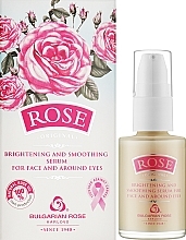 Brightening & Smoothing Face & Eye Serum - Bulgarian Rose Rose Original Brightening & Smoothing Face & Eye Serum — photo N2